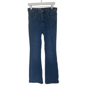 Pilcro Dark Blue Flare Jeans